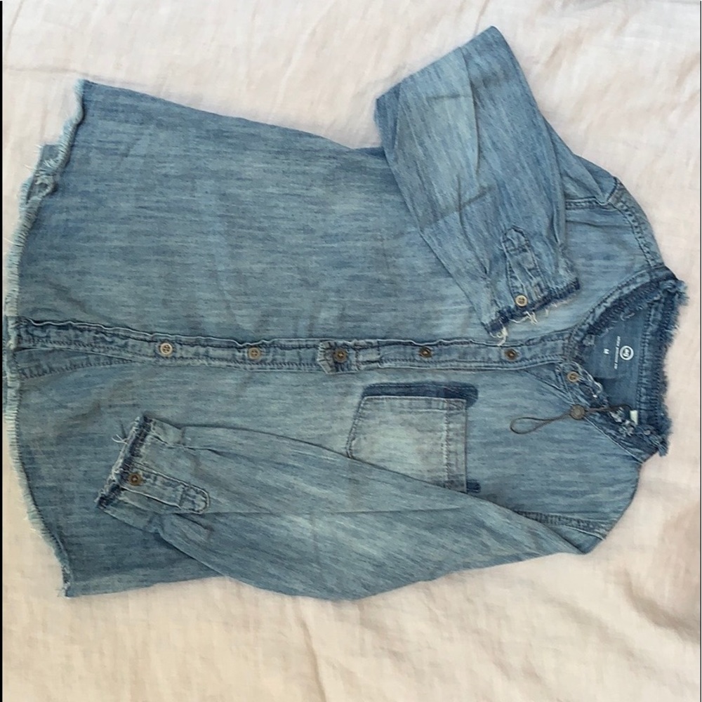 Girls Med ag (Adriano goldschmied) denim shirt.